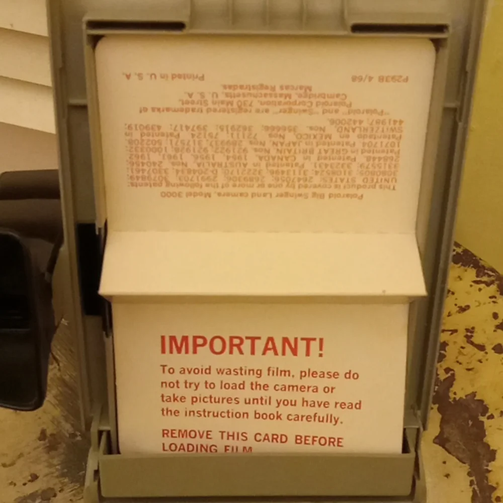 1968 Retro Big Swinger Polaroid camera